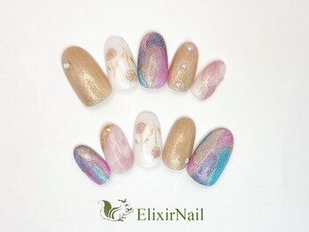 エリクサーネイル 神田(Elixir Nail)/やり放題/クーポン使用