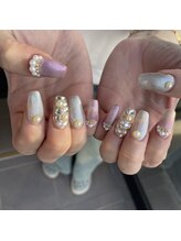 トータルサロン 白べぇーっ プラス/埋め尽くしネイル