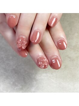 ネイルアンドアイラッシュサロンR/ワンカラーパーツ2個付き