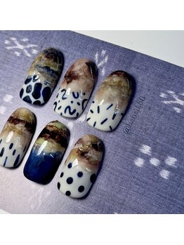 haruka nail × 陶器ネイル
