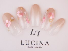 Y -31 ホログラム桜ネイル