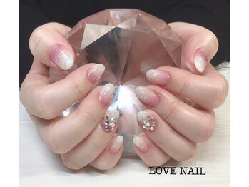 ラブネイル(LOVE NAIL)/花びらネイル