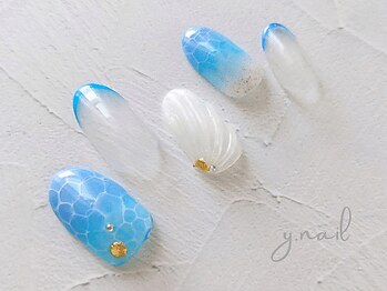 ワイネイル(Y.nail)/海デザイン