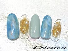 ディアナ ひたちなか高場店(DIANA)/定額ネイル　7,700円　A‐104