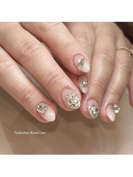 ネイルサロン ローズキュート シュシュ(NailSalon RoseCute chou chou)/キラキラデザイン