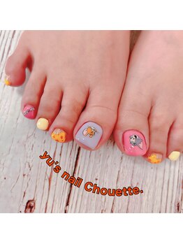 ユーズネイル シュエット(yu’s nail Chouette)/FOOT トムとジェリーネイル