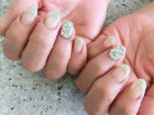 ネイル トヮメーム(NailToi meme)/ラメフレンチ