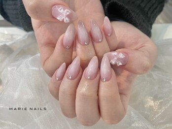 マリーネイルズ 大阪梅田店(MARIE NAILS)/新規様8800円　0220b　透明感
