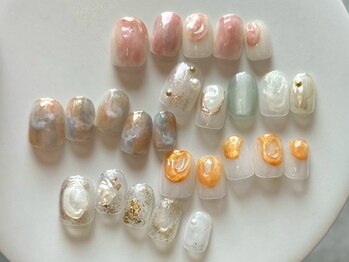 アールネイル(r.nail)の写真/周りと差をつけられる理想のニュアンスデザインが定額メニューで!他には無いデザインでトレンドの一歩先へ!