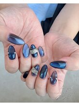 クリーム(Nail Atelier CREAM)/マグネット2カラー+パーツ