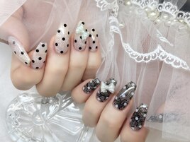 レース×ドット