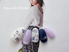 【押し花ネイル】