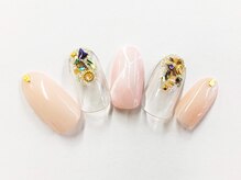 エトワール 中川中島店(Etoile)/シェル、大理石ネイル