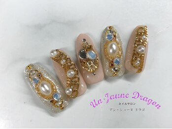 アン ジョーヌドラゴ/【自爪ネイル】大人キラキラ