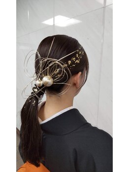 アンビー(&B)/卒業式袴着付けヘアメイク