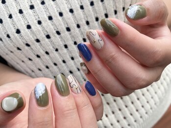 ネイルアルケー(Nail ARCHE)/シンプルニュアンスネイル