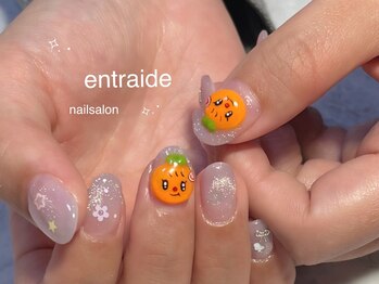 アントレッド(entraide)/推し活ネイル♪