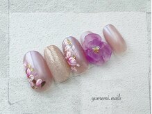 ユメミネイルズ(yumemi.nails)の雰囲気（人気のハイグレード3dフラワー☆その場でお爪の上にお作りします）