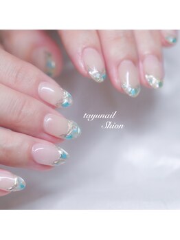 たゆ ネイル(たゆnail)/パラジェルシェルフレンチネイル