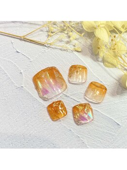 サロンR/キラキラオーロラネイル