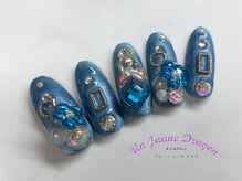 アン ジョーヌドラゴ/【自爪ネイル】ブルーネイル