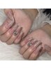 ＼＊ギラギラ100%＊／《hand10本フラッシュネイル》キラキラな手元に☆¥7700