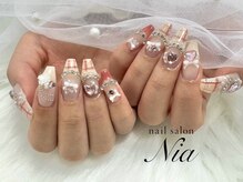 ニア ネイルサロン 大阪駅前第2ビル(Nia)/チェックネイル