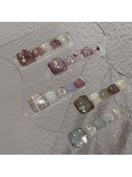 ニキ ヘアー ネイル(niki hair nail)の写真/春夏秋冬、季節によって変わるフットのトレンドデザインがおすすめです☆