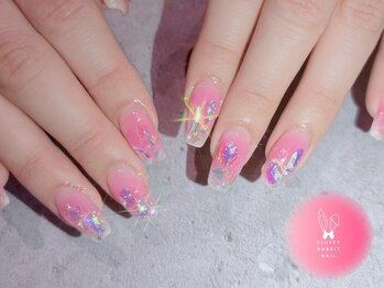 フラッフィーラビットネイル(fluffy rabbit nail)の写真/新生活で新しいサロン探し中の方も是非(*^^*)マグネット＆フラッシュ豊富に揃えてます★なんば駅から3分！