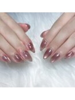 ホワイトネイル 鳳店(WHITE NAIL)/大人ピンク/マグネット/上品
