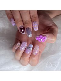 お花ネイル