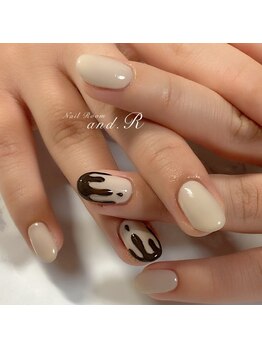 アンド アール(and.R)/バレンタインネイル