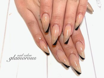 ネイルグラマラス 西新井店/《パラジェル》上品フレンチ