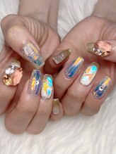 ホランイネイル(HORANGI NAIL)/マグネットネイル　オーロラ