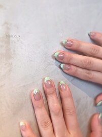 ミントグリーンフレンチ