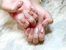 サニーデイズ ネイルアンドビューティー 曙橋店(SunnyDays Nail&Beauty)/フラワーフレンチ