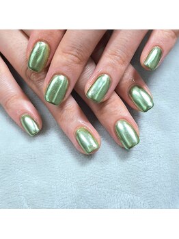 コスモ オーラ ネイル(Cosmo Aura Nail)/◆ワンカラー＋クロムパウダー◆