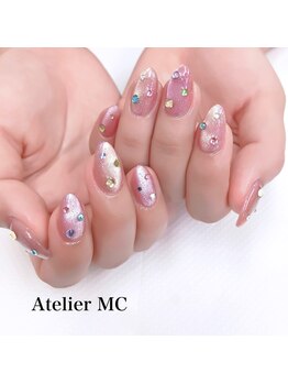 アトリエ エムシー 新富町(Atelier MC)/マグネット+ストーンチラシ