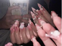 ルーチェ バイ ビアンカ 渋谷店(luce by Bianca)/キラキラピンクネイル