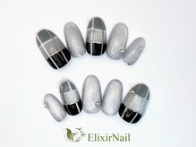 エリクサーネイル 長堀橋(Elixir Nail)/定額aシンプル/クーポン使用