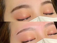 自然で立体的な眉毛パーマHBLができるのがロレインブロウ