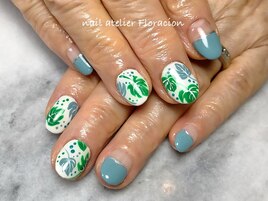 贅沢アートの褒められネイル89