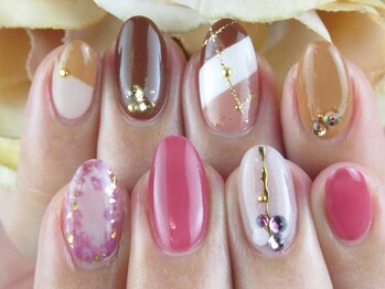 ネイルアンドアイラッシュ テラ 明石店(nail&eyelash Terra)/オフ+ケア付☆定額コース