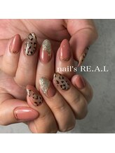 ネイルズリアル 倉敷(nail's RE.A.L)/レオパード