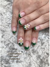 プライベート ネイルサロン マーマ(murmur)/ぷくぷくフラワーネイル