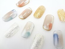 ネイルサロン クイール 小山店(NAIL SALON QUILL)/大人☆塗りかけネイル