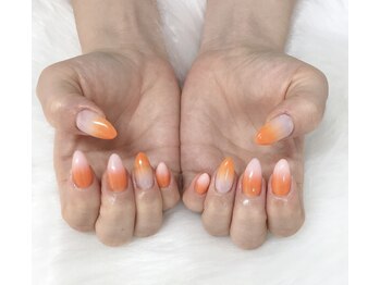 ファンネイルズ(Fun nails)/オレンジネイル