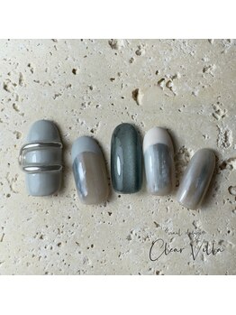 ネイルサロンクリアヴィラ(nail salon clear villa)/Design nuance¥9990