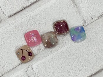 フラハ ネイル アンド アイ(Furaha Nail & Eye)/New Foot nail!