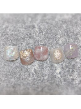 ハナネイル(HANA nail)/りな フット/親指アート